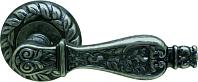 Дверная ручка Melodia мод. Siracusa 465 на розетке 60мм (античное серебро)