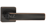 Дверная ручка RENZ мод. Остия (черная бронза с патиной) DH 74-02 ABB
