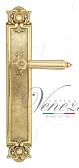 Дверная ручка Venezia на планке PL97 мод. Castello (полир. латунь) проходная